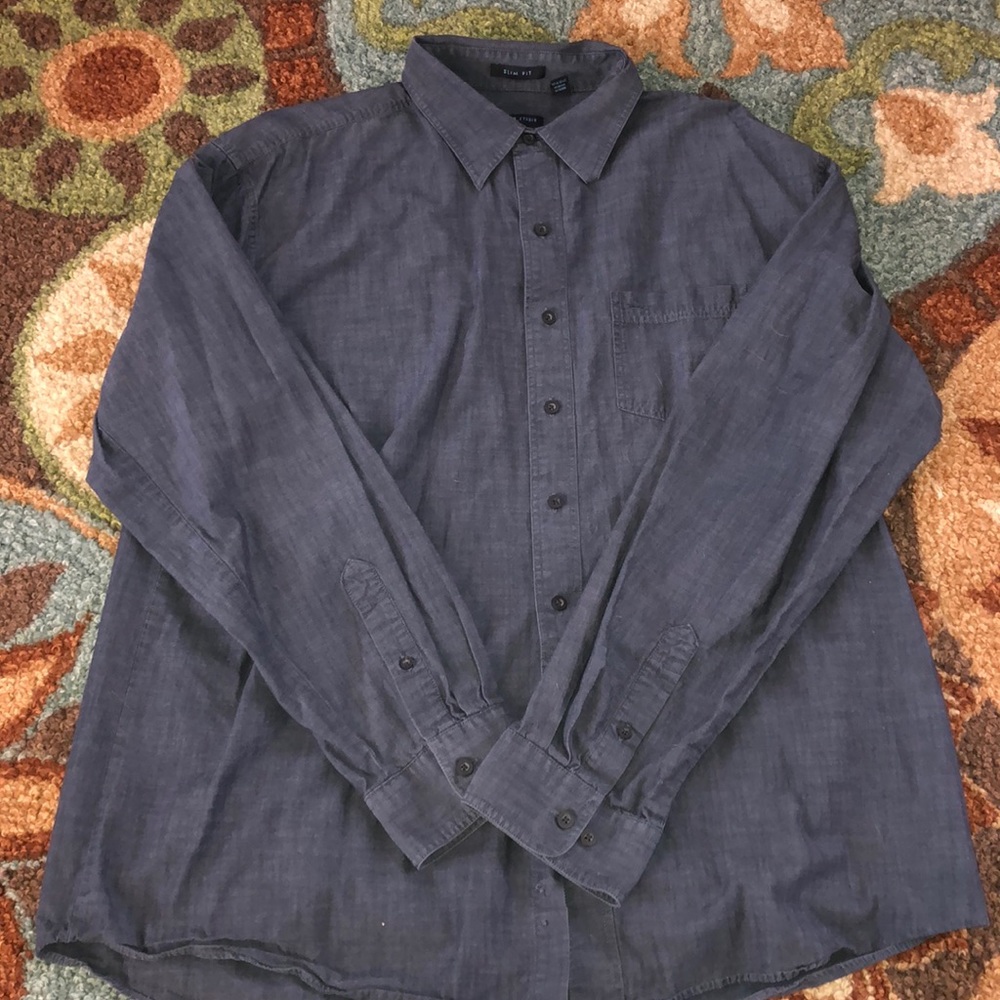 Men’s button down casual long sleeve